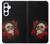 S3753 Dark Gothic Goth Skull Roses Case Cover Custodia per Samsung Galaxy A55 5G