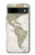 S0604 World Map Case Cover Custodia per Google Pixel 8a