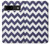 S2345 Navy Blue Shavron Zig Zag Pattern Case Cover Custodia per Google Pixel 8a