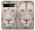 S2399 White Lion Face Case Cover Custodia per Google Pixel 8a