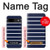 S2767 Navy White Striped Case Cover Custodia per Google Pixel 8a