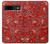 S3354 Red Classic Bandana Case Cover Custodia per Google Pixel 8a