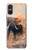 S1292 Dusty Elephant Egrets Case Cover Custodia per Sony Xperia 10 VI S1292 Dusty Elephant Egrets Case Cover Custodia per Sony Xperia 10 VI