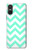 S1723 Mint Chevron Zigzag Case Cover Custodia per Sony Xperia 10 VI