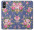 S3265 Vintage Flower Pattern Case Cover Custodia per Sony Xperia 10 VI