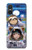 S3915 Raccoon Girl Baby Sloth Astronaut Suit Case Cover Custodia per Sony Xperia 10 VI