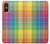 S3942 LGBTQ Rainbow Plaid Tartan Case Cover Custodia per Sony Xperia 10 VI