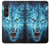 S0752 Blue Fire Grim Wolf Case Cover Custodia per Sony Xperia 1 VI S0752 Blue Fire Grim Wolf Case Cover Custodia per Sony Xperia 1 VI