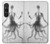 S1432 Skull Octopus X-ray Case Cover Custodia per Sony Xperia 1 VI