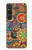 S3272 Colorful Pattern Case Cover Custodia per Sony Xperia 1 VI