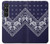 S3357 Navy Blue Bandana Pattern Case Cover Custodia per Sony Xperia 1 VI