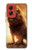 S1957 Lion Aslan Case Cover Custodia per Motorola Moto G Stylus 5G (2024)