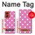 S2358 Pink Polka Dots Case Cover Custodia per Motorola Moto G Stylus 5G (2024)