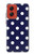 S3533 Blue Polka Dot Case Cover Custodia per Motorola Moto G Stylus 5G (2024)