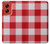 S3535 Red Gingham Case Cover Custodia per Motorola Moto G Stylus 5G (2024)