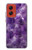 S3713 Purple Quartz Amethyst Graphic Printed Case Cover Custodia per Motorola Moto G Stylus 5G (2024)