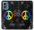 S2356 Peace Sign Case Cover Custodia per Motorola Moto G Play 4G (2024)