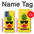 S2443 Funny Pineapple Sunglasses Kiss Case Cover Custodia per Motorola Moto G Play 4G (2024)