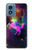 S2486 Rainbow Unicorn Nebula Space Case Cover Custodia per Motorola Moto G Play 4G (2024)
