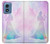 S2992 Princess Pastel Silhouette Case Cover Custodia per Motorola Moto G Play 4G (2024)