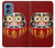 S3023 Japan Good Luck Daruma Doll Case Cover Custodia per Motorola Moto G Play 4G (2024)