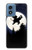 S3323 Flying Elephant Full Moon Night Case Cover Custodia per Motorola Moto G Play 4G (2024)