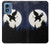 S3323 Flying Elephant Full Moon Night Case Cover Custodia per Motorola Moto G Play 4G (2024)