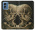 S3358 Vincent Van Gogh Skeleton Cigarette Case Cover Custodia per Motorola Moto G Play 4G (2024)