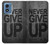 S3367 Never Give Up Case Cover Custodia per Motorola Moto G Play 4G (2024)