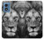 S3372 Lion Face Case Cover Custodia per Motorola Moto G Play 4G (2024)