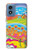 S3407 Hippie Art Case Cover Custodia per Motorola Moto G Play 4G (2024)