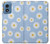 S3681 Daisy Flowers Pattern Case Cover Custodia per Motorola Moto G Play 4G (2024)