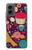 S2353 Paris Cartoon Vintage Pattern Case Cover Custodia per Motorola Moto G 5G (2024)