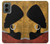 S3453 African Queen Nefertiti Silhouette Case Cover Custodia per Motorola Moto G 5G (2024)