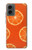 S3946 Seamless Orange Pattern Case Cover Custodia per Motorola Moto G 5G (2024)