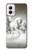 S0933 White Horses Case Cover Custodia per Motorola Moto G Power 5G (2024)