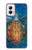 S1249 Blue Sea Turtle Case Cover Custodia per Motorola Moto G Power 5G (2024)