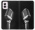 S1672 Retro Microphone Jazz Music Case Cover Custodia per Motorola Moto G Power 5G (2024)