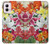 S3205 Retro Art Flowers Case Cover Custodia per Motorola Moto G Power 5G (2024) S3205 Retro Art Flowers Case Cover Custodia per Motorola Moto G Power 5G (2024)