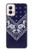 S3357 Navy Blue Bandana Pattern Case Cover Custodia per Motorola Moto G Power 5G (2024)