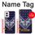 S3357 Navy Blue Bandana Pattern Case Cover Custodia per Motorola Moto G Power 5G (2024)