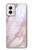 S3482 Soft Pink Marble Graphic Print Case Cover Custodia per Motorola Moto G Power 5G (2024)
