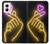 S3512 Cute Mini Heart Neon Graphic Case Cover Custodia per Motorola Moto G Power 5G (2024)
