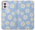 S3681 Daisy Flowers Pattern Case Cover Custodia per Motorola Moto G Power 5G (2024)