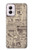 S3819 Retro Vintage Paper Case Cover Custodia per Motorola Moto G Power 5G (2024)
