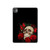 S3753 Dark Gothic Goth Skull Roses Case Cover Custodia per iPad Pro 11 (2024)
