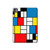 S3814 Piet Mondrian Line Art Composition Case Cover Custodia per iPad Pro 11 (2024)