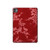 S3817 Red Floral Cherry blossom Pattern Case Cover Custodia per iPad Pro 11 (2024)