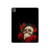 S3753 Dark Gothic Goth Skull Roses Case Cover Custodia per iPad Pro 13 (2024)
