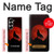 S2955 Wolf Howling Red Moon Case Cover Custodia per Samsung Galaxy Z Fold 6